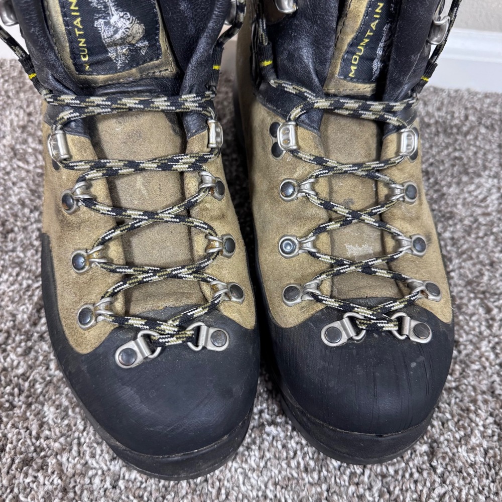 La Sportiva Makalu Mountaineering Alpine Leather Hiking Boots Vibram Sole Sz 41 - Picture 8 of 11